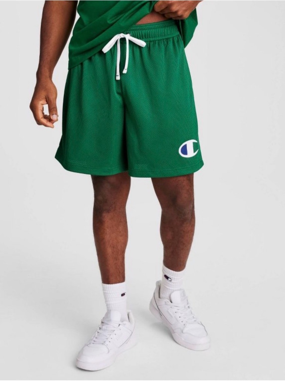 Champion Men's 7" Mesh Athletic Shorts -
Verdant Green Size L